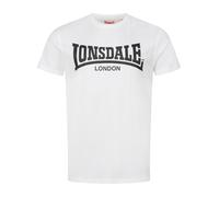 LONSDALE Maglietta 'Fulwood' nero / bianco Uomo LONSDALE XXL