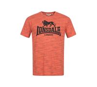 Lonsdale Gargrave Shirt, Marl Arancione/Nero, M Uomo