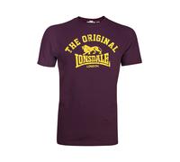 LONSDALE Maglietta giallo / rosso vino Uomo - Abbigliamento - Taglie comode - Maglie e T-shirt LONSDALE M