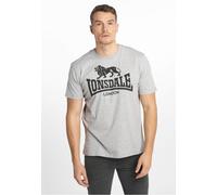 Lonsdale Logo T-Shirt, Marl Grey, 4XL Uomo
