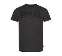 LONSDALE Maglietta 'KAI ' antracite / nero Uomo LONSDALE XS antracite / nero
