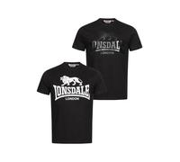 LONSDALE Maglietta 'KELSO' blu notte / nero / bianco Uomo LONSDALE XL