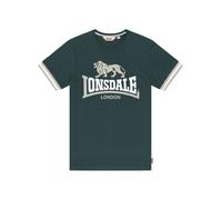 LONSDALE Maglietta 'Kergord' beige / verde scuro / bianco Uomo - Abbigliamento - Taglie comode - Maglie e T-shirt LONSDALE S