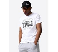 LONSDALE Maglietta 'Kilchoan' grigio chiaro / nero / bianco Uomo - Abbigliamento - Taglie comode - Maglie e T-shirt LONSDALE M