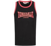 LONSDALE Maglietta 'Knockan' rosso / nero Uomo - Abbigliamento - Taglie comode - Maglie e T-shirt LONSDALE L