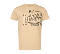 LONSDALE Maglietta 'Langsett' sabbia / nero Uomo LONSDALE 5XL