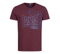 LONSDALE Maglietta 'Langsett' zappiro / rosso scuro Uomo LONSDALE XS