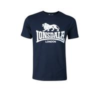T-shirt Lonsdale Logo a maniche corte blu navy bianco - XL