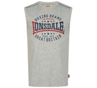 LONSDALE Maglietta navy / grigio sfumato / rosso Uomo LONSDALE 4XL