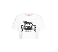 LONSDALE Maglietta nero / bianco Donna LONSDALE XXL
