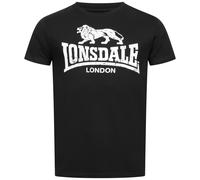 LONSDALE Maglietta nero / bianco Uomo LONSDALE L