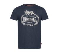 LONSDALE Maglietta 'Ollie' écru / navy Uomo LONSDALE XXXL