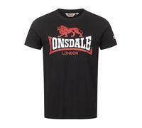 LONSDALE Maglietta rosso chiaro / nero / bianco Uomo - Abbigliamento - Taglie comode - Maglie e T-shirt LONSDALE L