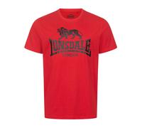 Lonsdale Pantaloncini sportivi da uomo, rosso/nero, XXXL