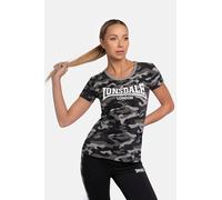 LONSDALE Maglietta 'Settiscarth' grigio / verde / nero / bianco Donna LONSDALE XL