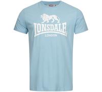 LONSDALE Maglietta 'St. Erney' blu chiaro / bianco Uomo LONSDALE XS