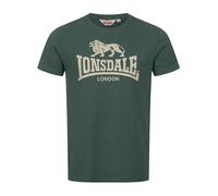 LONSDALE Maglietta 'St. Erney' crema / verde scuro Uomo LONSDALE 5XL crema / verde scuro