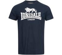 LONSDALE Maglietta ' ST. ERNEY ' navy / bianco Uomo LONSDALE 4XL navy / bianco