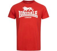 LONSDALE Maglietta 'St. Erney' rosso / bianco Uomo LONSDALE 4XL