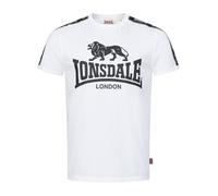 LONSDALE Maglietta 'Stour' nero / bianco Uomo LONSDALE L