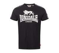 LONSDALE Maglietta 'STOUR' nero / bianco Uomo LONSDALE XXL