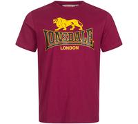 LONSDALE Maglietta 'Taverham' giallo / rosso scuro / nero Uomo - Abbigliamento - Taglie comode - Maglie e T-shirt LONSDALE XL