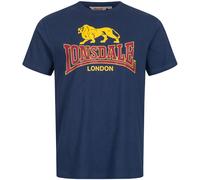 LONSDALE Maglietta ' TAVERHAM ' navy / giallo / rosso Uomo LONSDALE XXXL navy / giallo / rosso