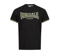 Lonsdale T-shirt TOWNHEAD Nero e Giallo Uomo S
