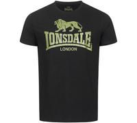 LONSDALE Maglietta verde / nero, Taglia M