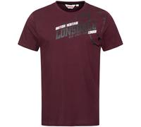 LONSDALE Maglietta 'Walkley' rosso / nero / bianco Uomo - Abbigliamento - Taglie comode - Maglie e T-shirt LONSDALE S