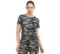 LONSDALE Maglietta grigio / nero / bianco, Taglia L