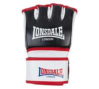 Guanti Lonsdale Emory nero bianco rosso - M