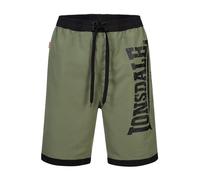 LONSDALE Pantaloncini da bagno 'Clennell' oliva / nero Uomo - Abbigliamento - Moda mare - Pantaloncini da mare LONSDALE S