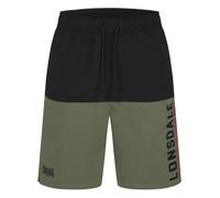 LONSDALE Pantaloncini da bagno 'Hayling' oliva / arancione scuro / nero Uomo LONSDALE XXXL