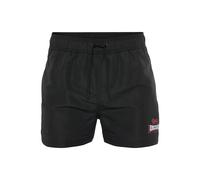 LONSDALE Pantaloncini da bagno 'Kilstay' rosso sangue / nero / bianco Uomo LONSDALE M