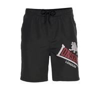LONSDALE Pantaloncini da surf grigio chiaro / rosso scuro / nero Uomo LONSDALE L