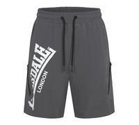 LONSDALE Pantaloni sportivi 'Alresford' grigio scuro / bianco Uomo LONSDALE XXL grigio scuro / bianco