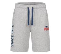 Lonsdale Pantaloncini Skaill Marl Grigio/Blu navy/Rosso S Uomo