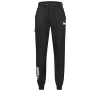 LONSDALE Pantaloni sportivi nero / bianco Uomo LONSDALE XL