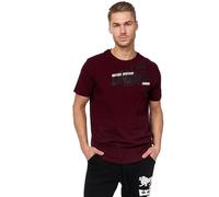Lonsdale Polo da Uomo a Maniche Corte Lion, Oxblood Vintage, XXXXXL