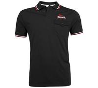 Lonsdale - Poloshirt LYNTON, Maglia a maniche lunghe Uomo, Nero (Schwarz), X-Large (Taglia Produttore: X-Large)