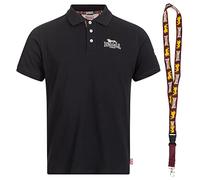 Lonsdale Polo - Polo - Camicia da uomo - Maglietta a maniche corte - Limited, Bruan Black, L