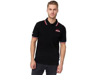 Lonsdale - Poloshirt LYNTON, Maglia a maniche lunghe Uomo, Nero (Schwarz), Small (Taglia Produttore: Small)
