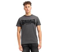 Lonsdale Potternewton T-Shirt, Antracite/Nero, XXXL Uomo