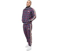 Lonsdale Redford Tuta Sportiva, Blu Navy/Rosso/Ecru, M Uomo