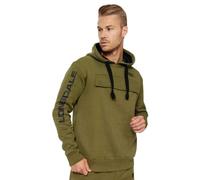 Felpa con cappuccio Lonsdale Rushen Vert 3XL