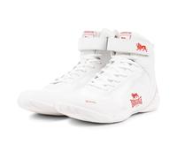Lonsdale Rufford, Scarpe da Boxe Unisex-Adulto, Bianco/Rosso, 46 EU