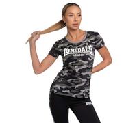 Lonsdale Settiscarth T-Shrit, Grigio Mimetico, S Donna
