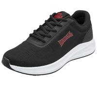 Lonsdale Sneaker Hartley Uomo, Nero e Rosso, 40 2/3 EU