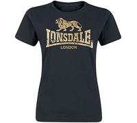 Lonsdale Bantry Short Sleeve T-shirt Nero M Donna